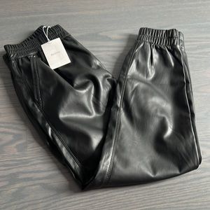 Bershka leather pants NWT